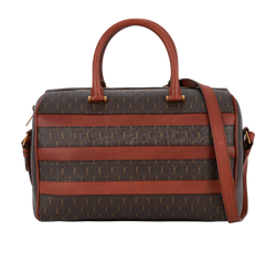 Monogram Duffle, Canvas/Leather, Brown, 0721, S/DB, 5*